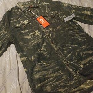 Men's Tiger strip shirt